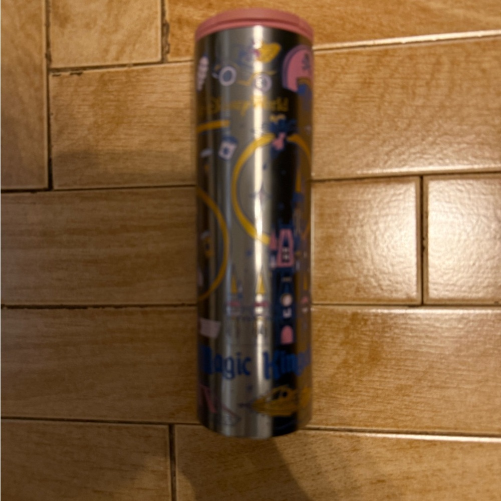 Brand New Starbucks Walt Disney World 50th Anniversary Metal Tumbler